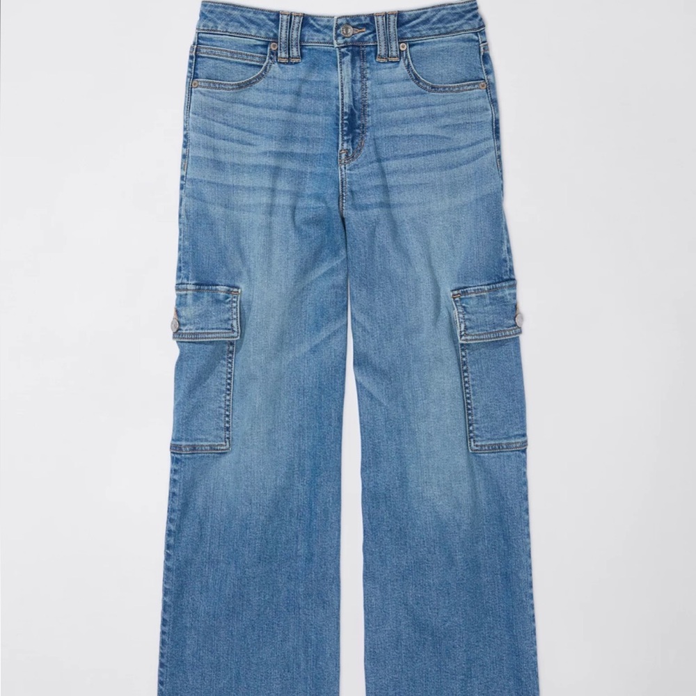 American Eagle- Super Wide Leg Baggy Jeans